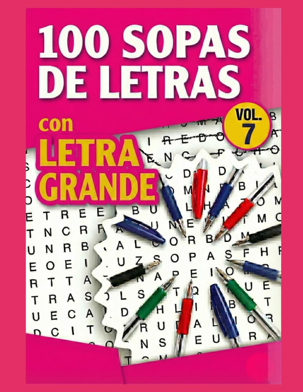 SOPAS DE LETRAS - 100 sopas de letras con LETRA GRANDE (Vol. 1): Libro de Pasatiempos de Fácil Lectura | Temas Variados para Relajarse y Entrenar la ... libros de Sopas de Letras con LETRA GRANDE)