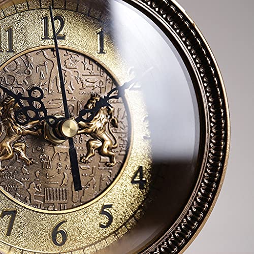 Reloj de mesa retro y reloj de escritorio pequeño de 7 pulgadas para dormitorio 4