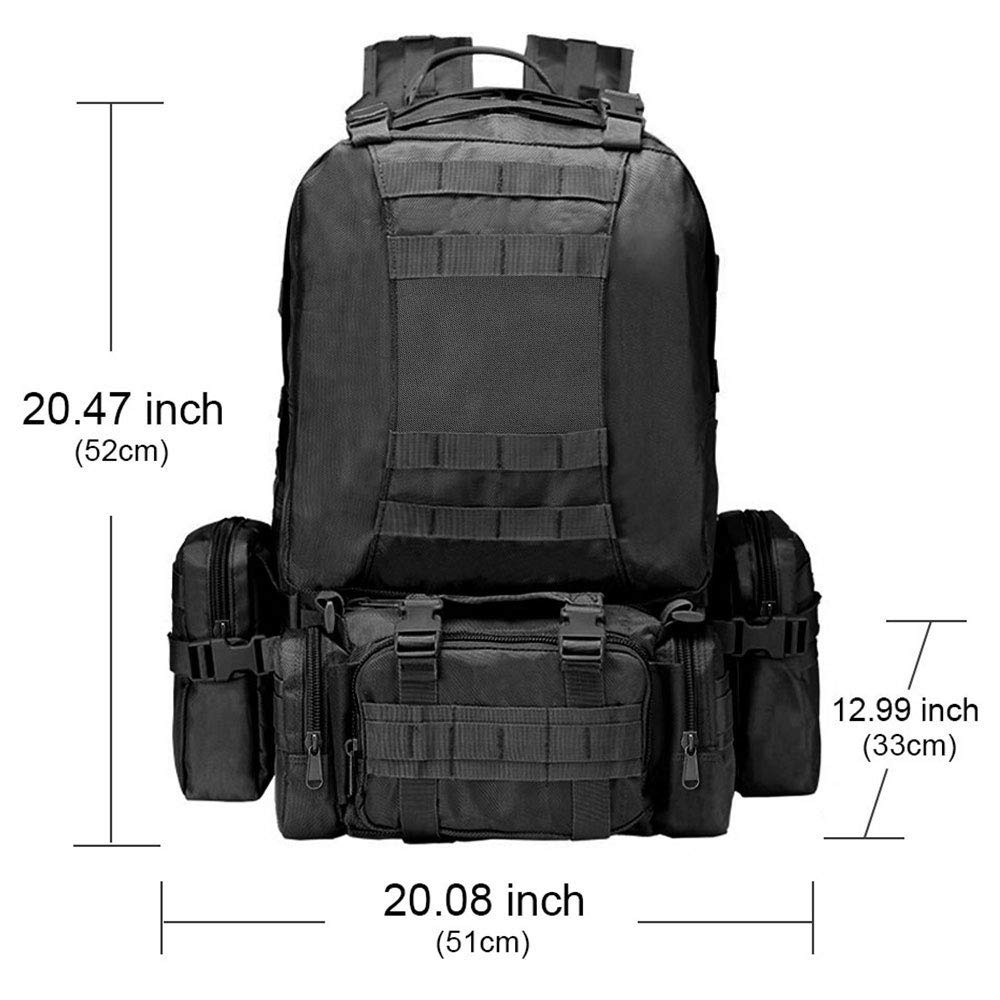 Buy CVLIFE Tactical Backpack Military Army Rucksack Assault Pack