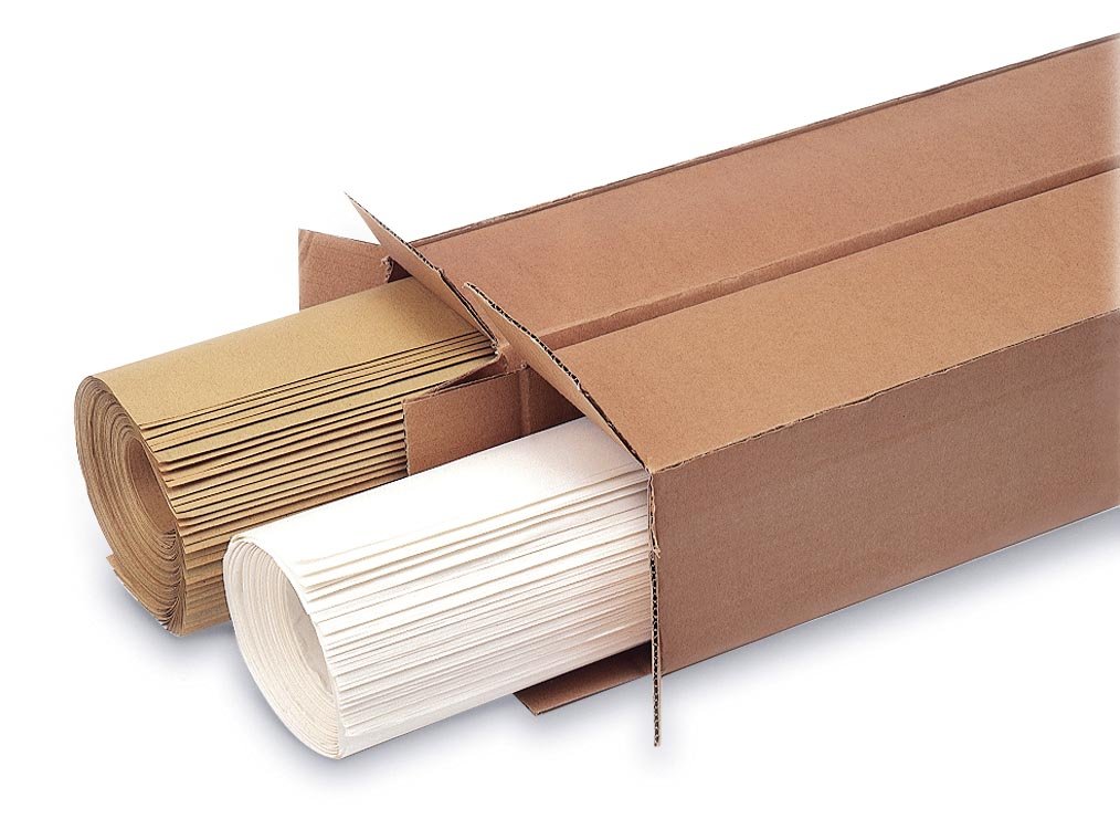 Magnetoplan Pinnwand-Papier für Moderationstafeln, brauner Kraftpapier-Block, großes Format, Recyclingpapier - 50 Bögen