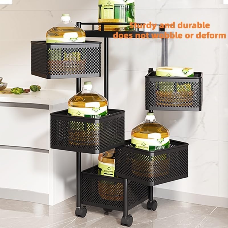 Carrito organizador de cocina con ruedas para solucionar el caos de espacio en tu hogar 5