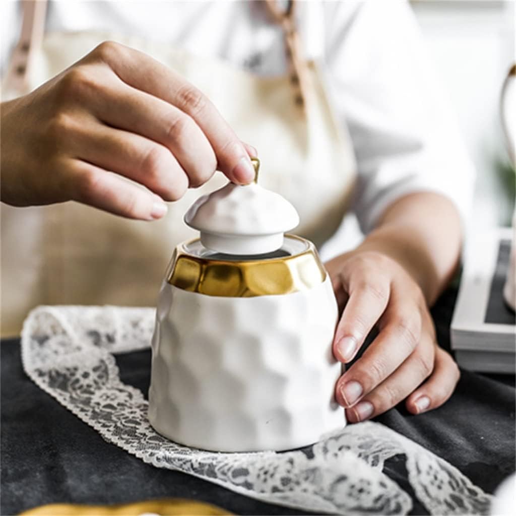 Ceramic Afternoon Tea Cup with Saucer Set Household High End Coffee Pot Sugar Teapot