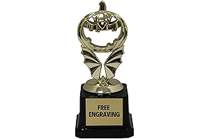 Spooky Trophy: Haunting Halloween Costume Award for Guests!