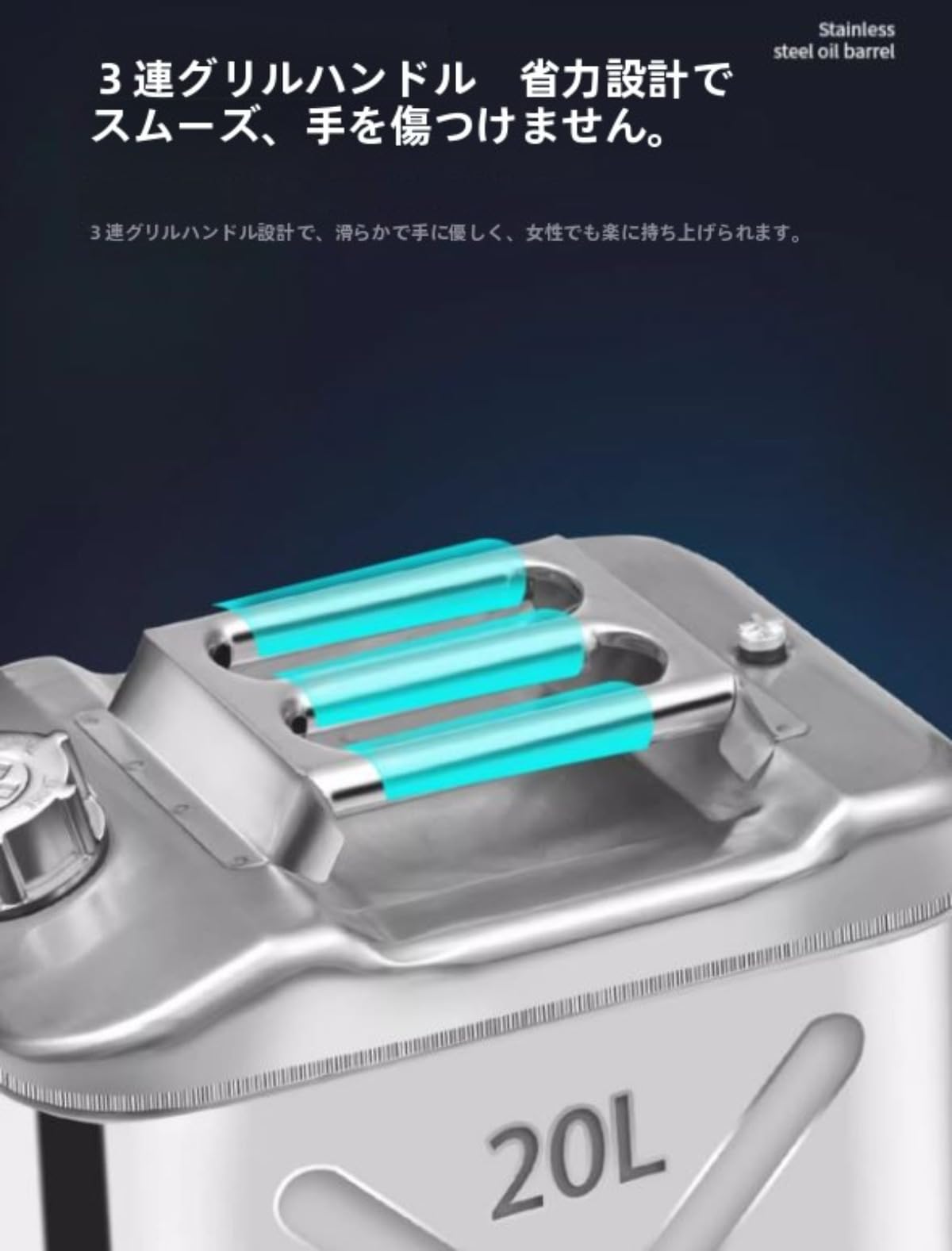 Amazon｜Vzfv ガソリン携行缶 10L 消防法適合品 横型 耐久性 