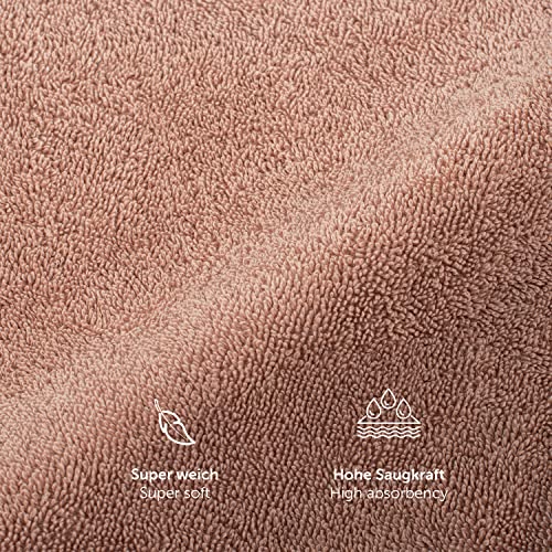 Blumtal Premium 2-TLG. Saunatuch Set 80x200cm - Saunahandtuch Oeko-TEX Zertifiziert, 100% Baumwolle, Frottier XXL- Saunatücher… – Ansicht 3