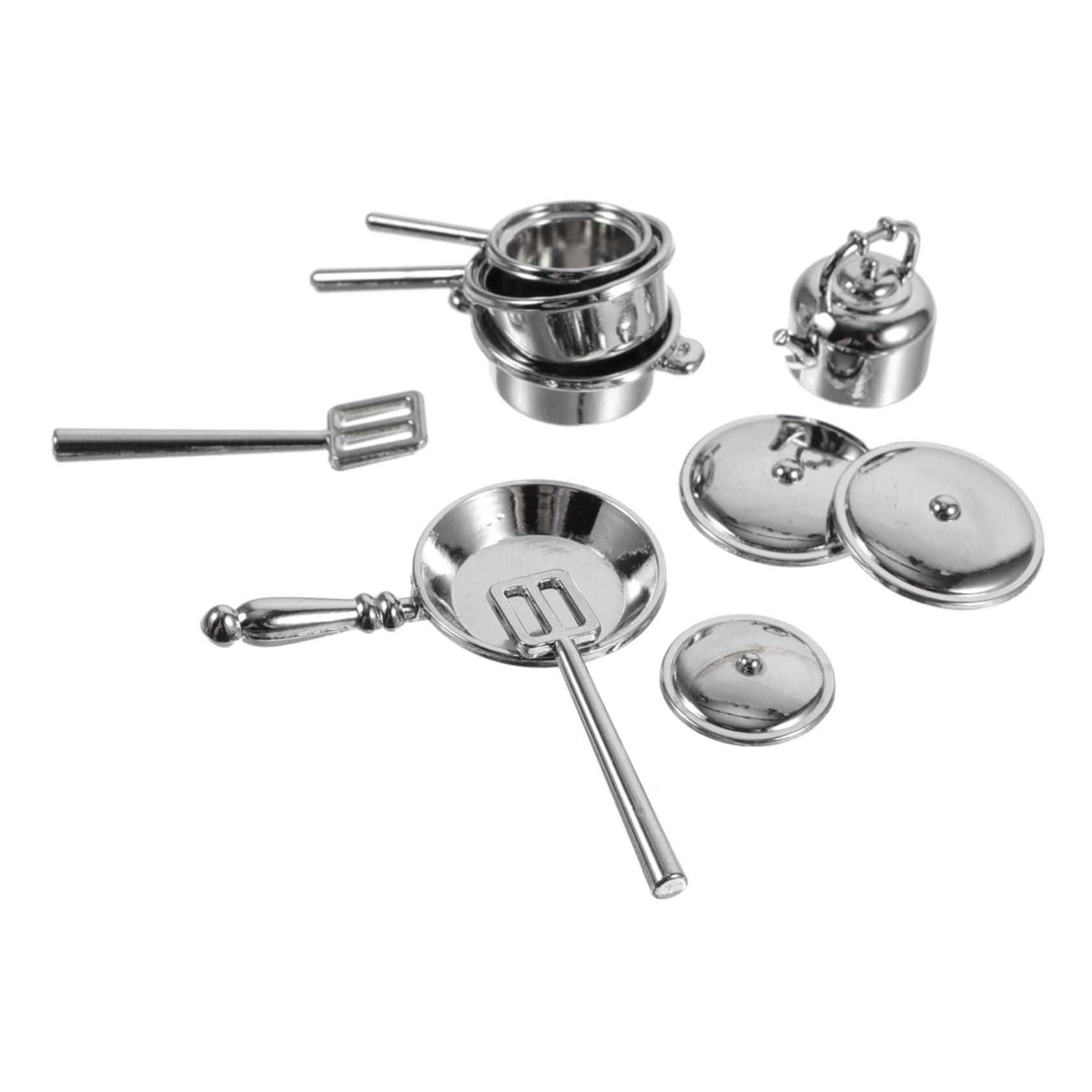 ミニチュアの調理器具飾り　(金属製) どこで 買える かインテリア・住まい・小物 - ミニチュアの調理