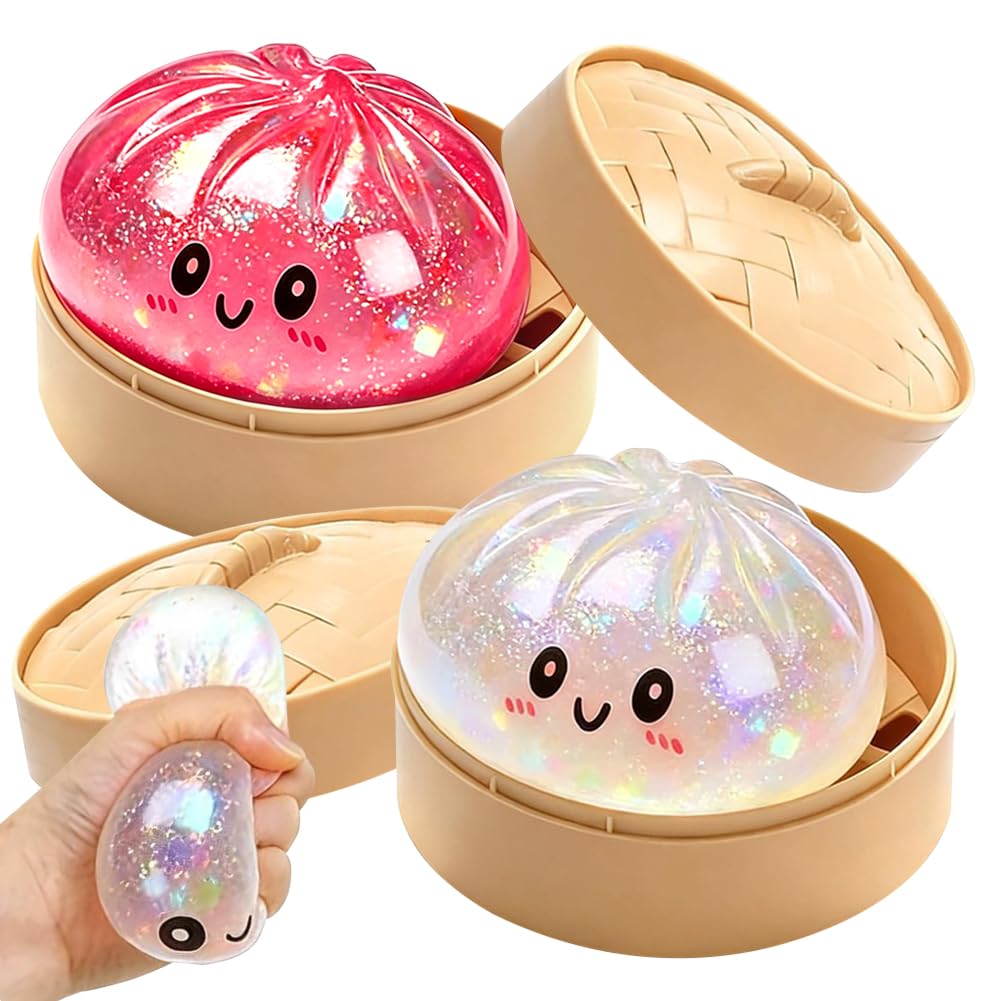 Squishy Fidget Toys, Soft Cute Squish Toy, Squeeze Toys for Kids Adults, Squishy Fidget Stress Balls for Autism, Soft Stress Cube, Squeeze Sensory Toy for Anxiety Relief (Colourful)