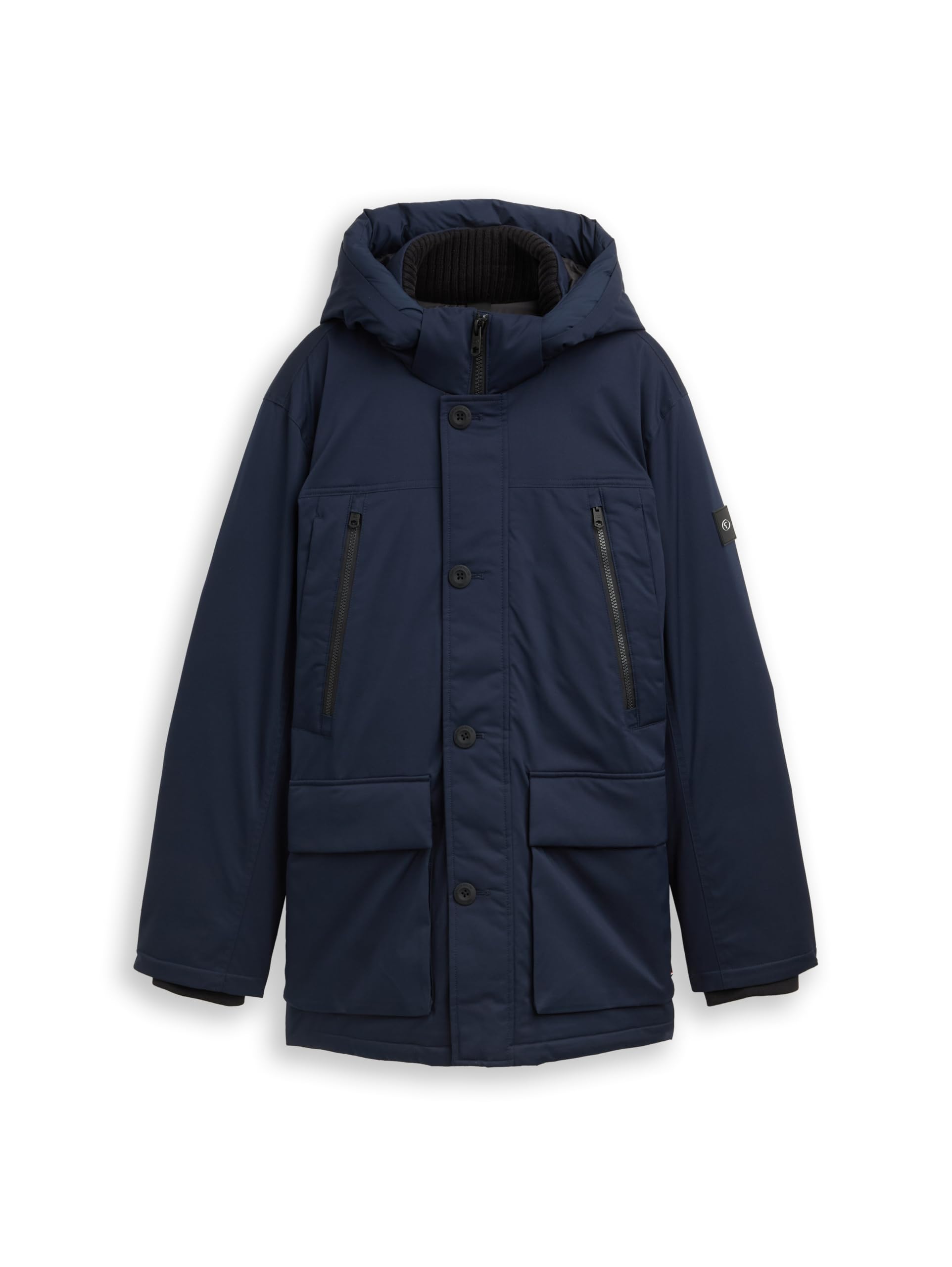 TOM TAILOR Herenjas 1042206, 29999-zwart, L, 29999 - Black, L