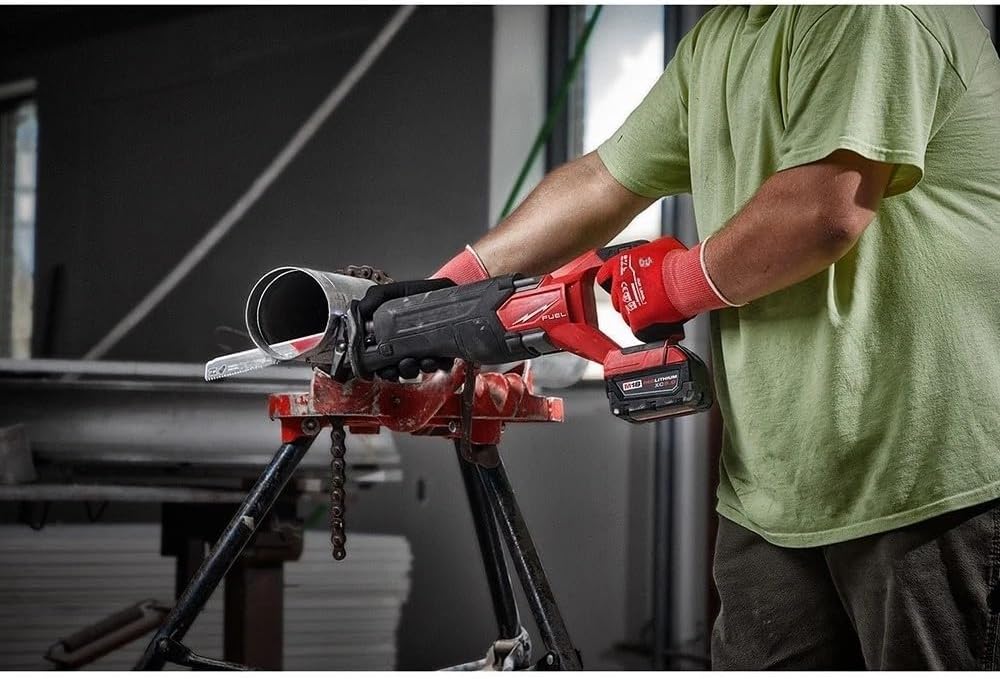 2821-20 Brushless Power Saws fits Milwaukee M18 FUEL Cordless Reciprocating Saw Red - Bare Tool