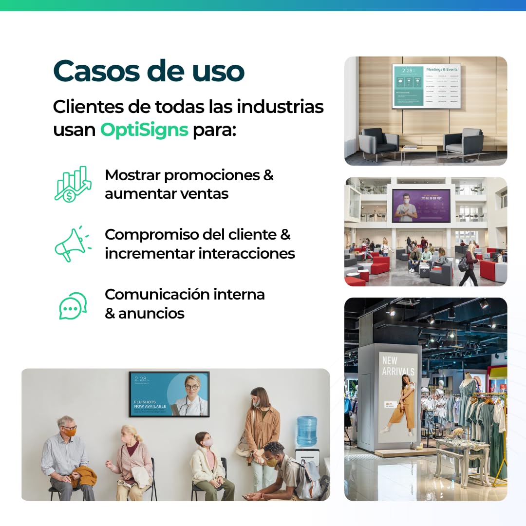 OptiSigns Reproductor de señalización Digital Android Stick - Enchufe de la UE