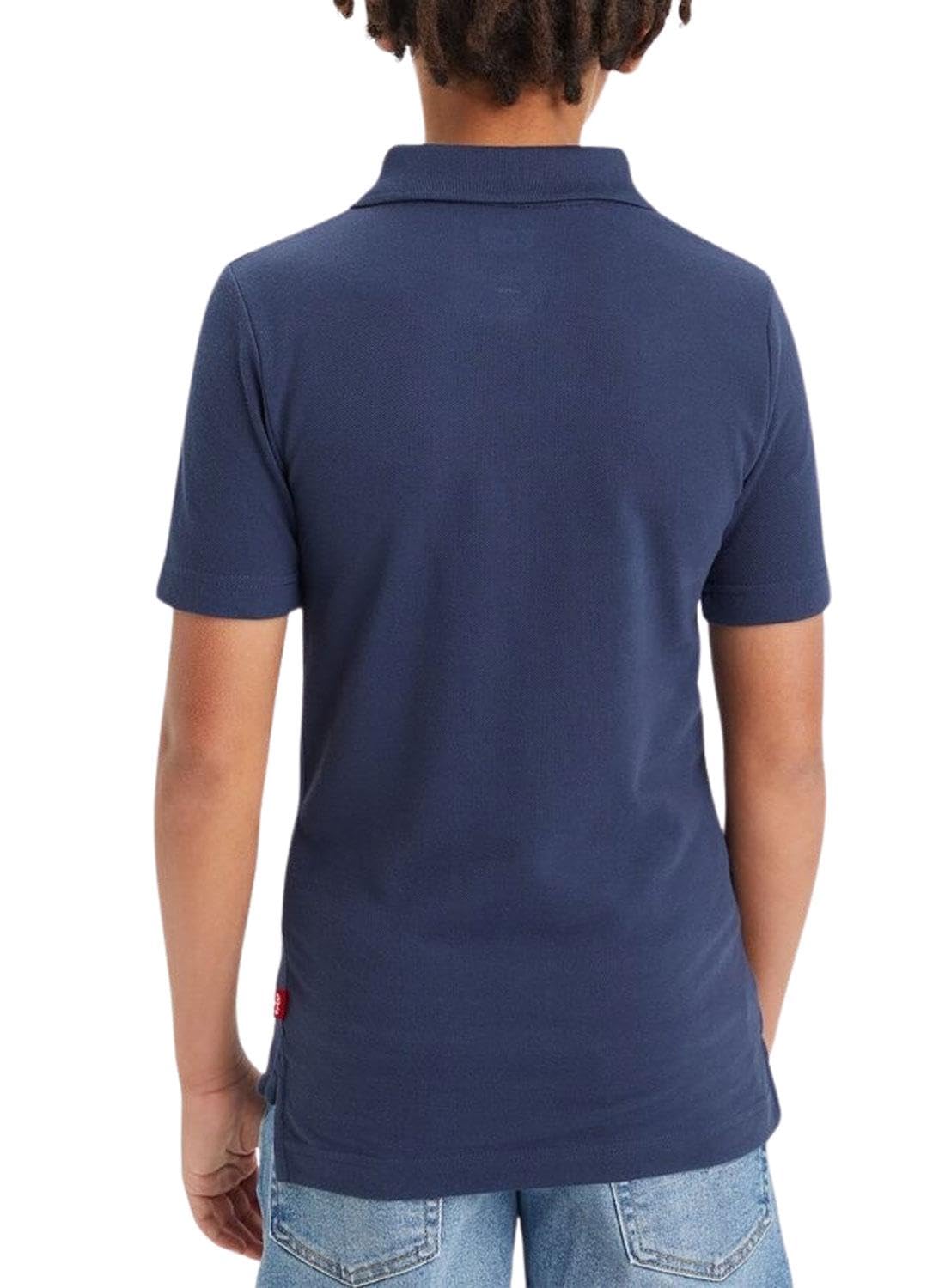 Levi's Lvb koszulka polo z taśmą na plecach, Sukienka Blues, 8 lat