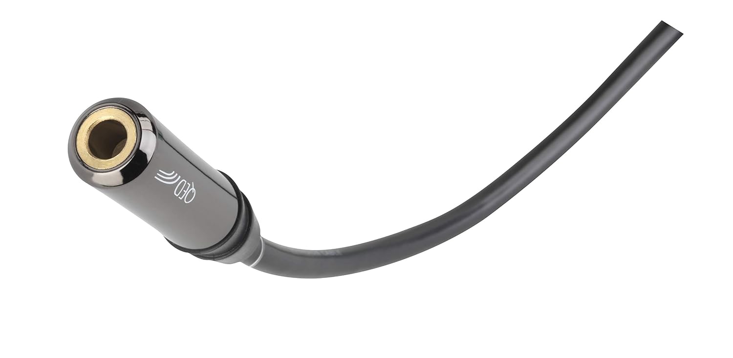 QED Performance Headphone Extension Cable – 6.35mm Jack, 1.5m