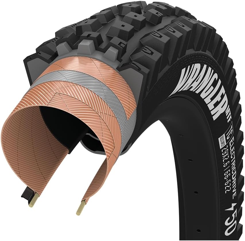 Bicicleta Goodyear - Wrangler MTF ElectricDrive Tubeless Complete - Negro - 29X2.4 - Neumático de bicicleta | neumáticos de bicicleta