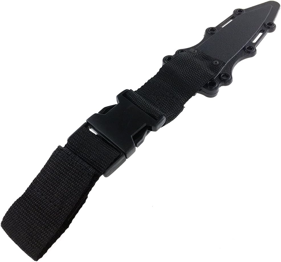 SportPro Rubber Combat Knife 141 Style for Nerf Training Airsoft – Black