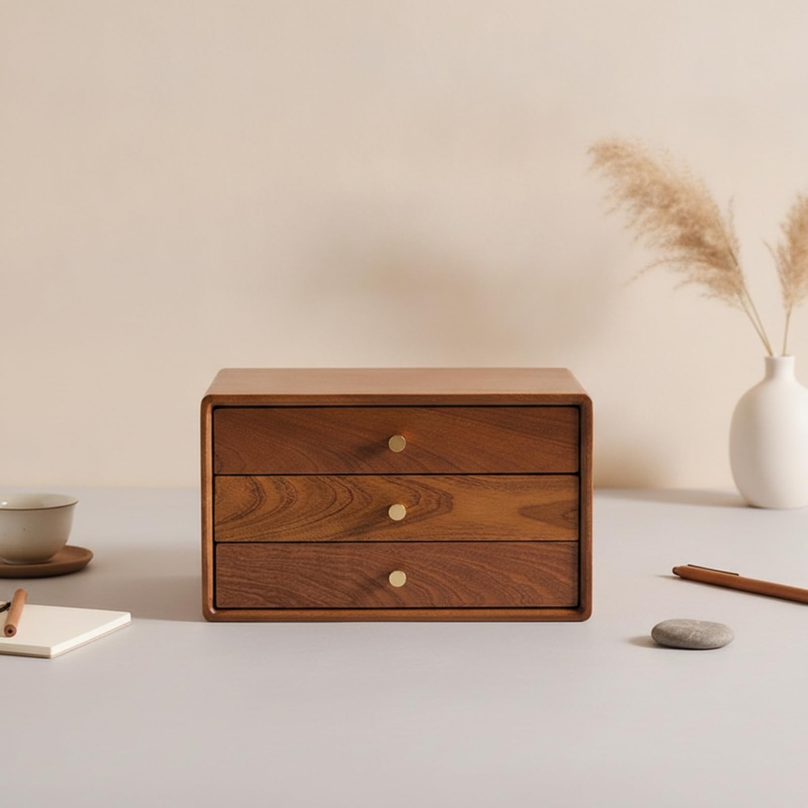 Organiteur Bureau En Bois Tiroirs Clisn Organiteur Carré Bureau Cvercle Classique