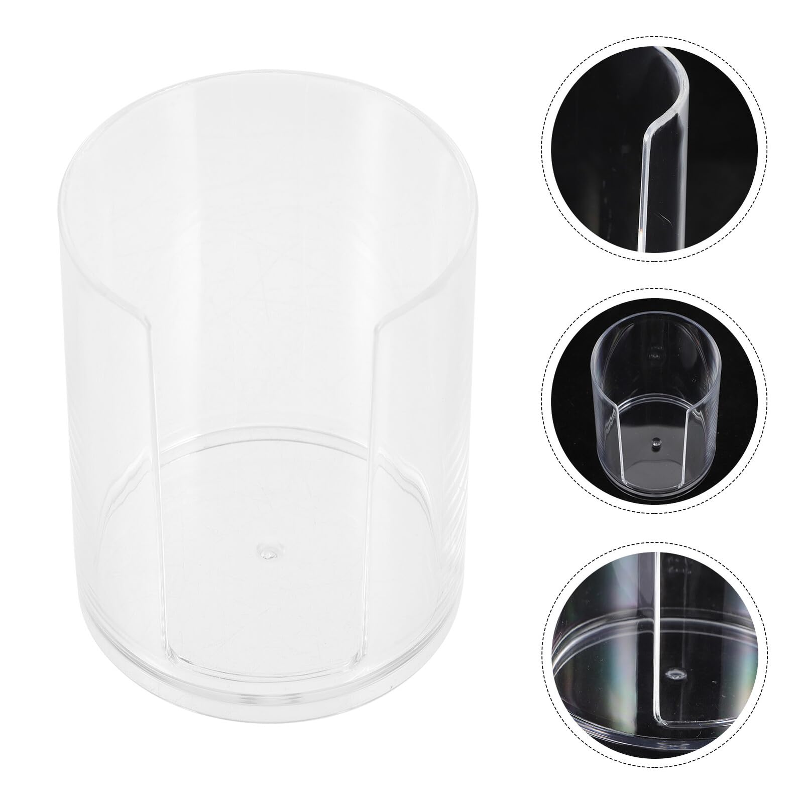 Angoily Multifunktionaler Getränkehalter aus Kraftpapier 2 Stück-Pack Acryl Pappbecherhalter für Küche mit Rundem Aufbewahrungsgestell und Eleganter Struktur für Sandwich Lounges