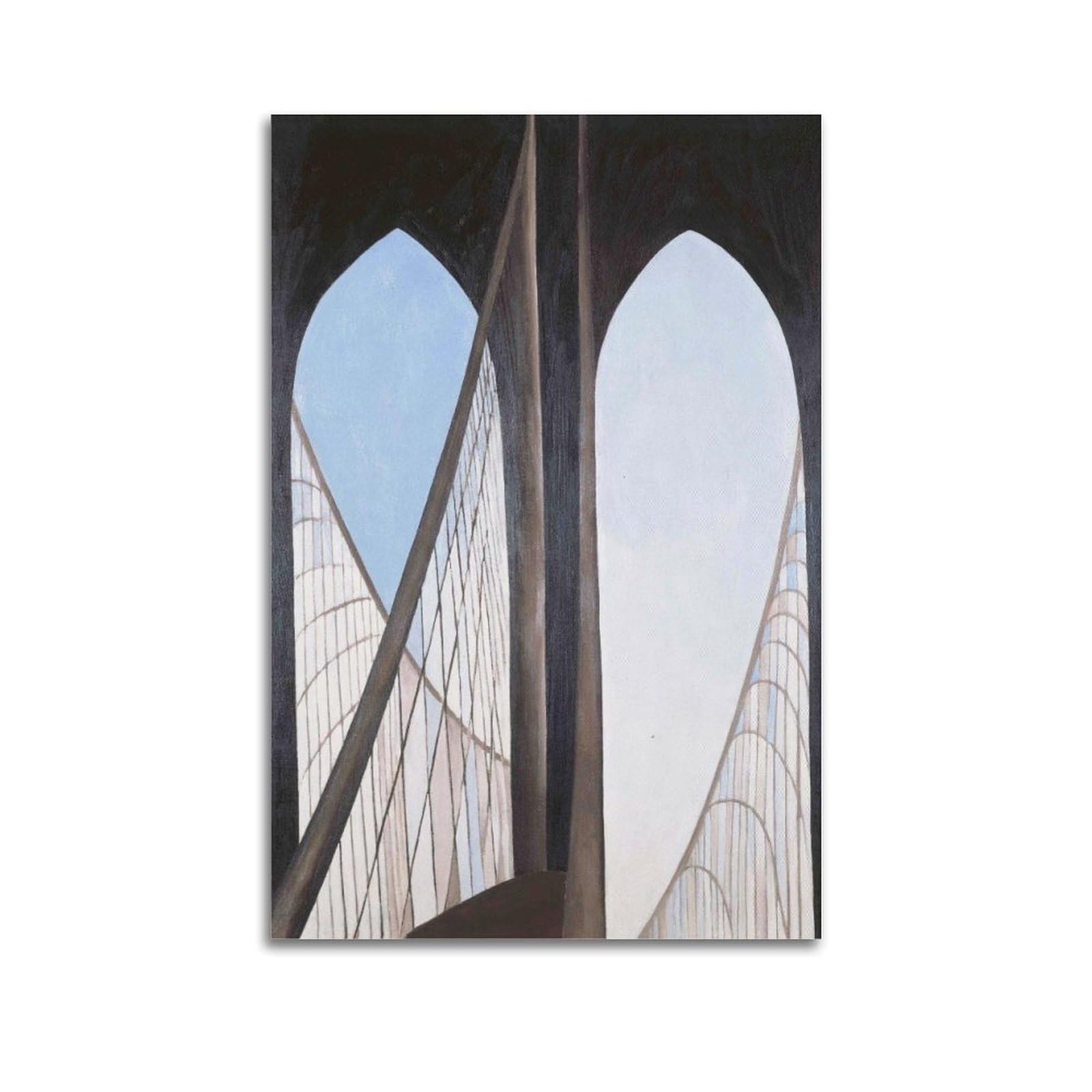 Toile Georgia O'Keeffe Brooklyn moderne pour decoration de bureau - 6