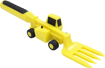 Constructive Eating Çocuk çatal bıçak takımı 3'lü set – konstrüksiyon gereçleri, çocuk yemek takımı, uzun ömürlü ve bulaşık makinesinde yıkanabilir, çocukların sağlıklı beslenme alışkanlıklarını