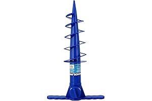 JGR Copa Beach Umbrella Anchor Sand Auger for Unwavering Stability and Fishing Pole Security