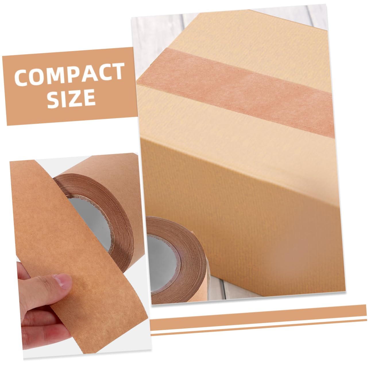 STOBOK 9rollen Multi-use Kraft Klebeband Mit Schreibfläche Wasserdichtes Verpackungsband Für Kartons Bastelarbeiten Und Stark Haftend Für Und Strukturelle Unterstützung