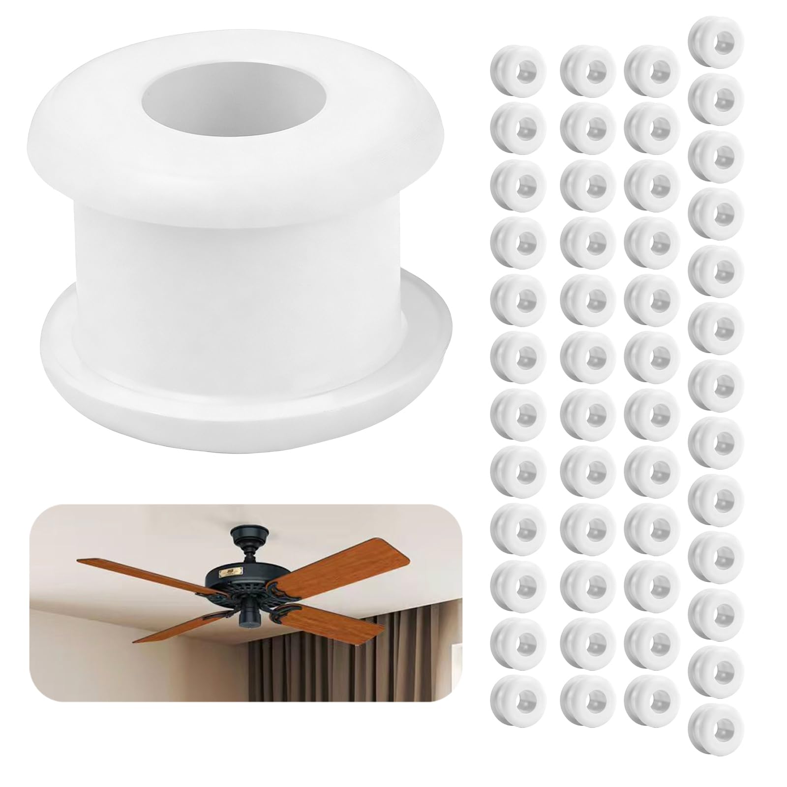 Photo 1 of SHUJUKU Rubber Grommet Kits for Hunter Ceiling Fans