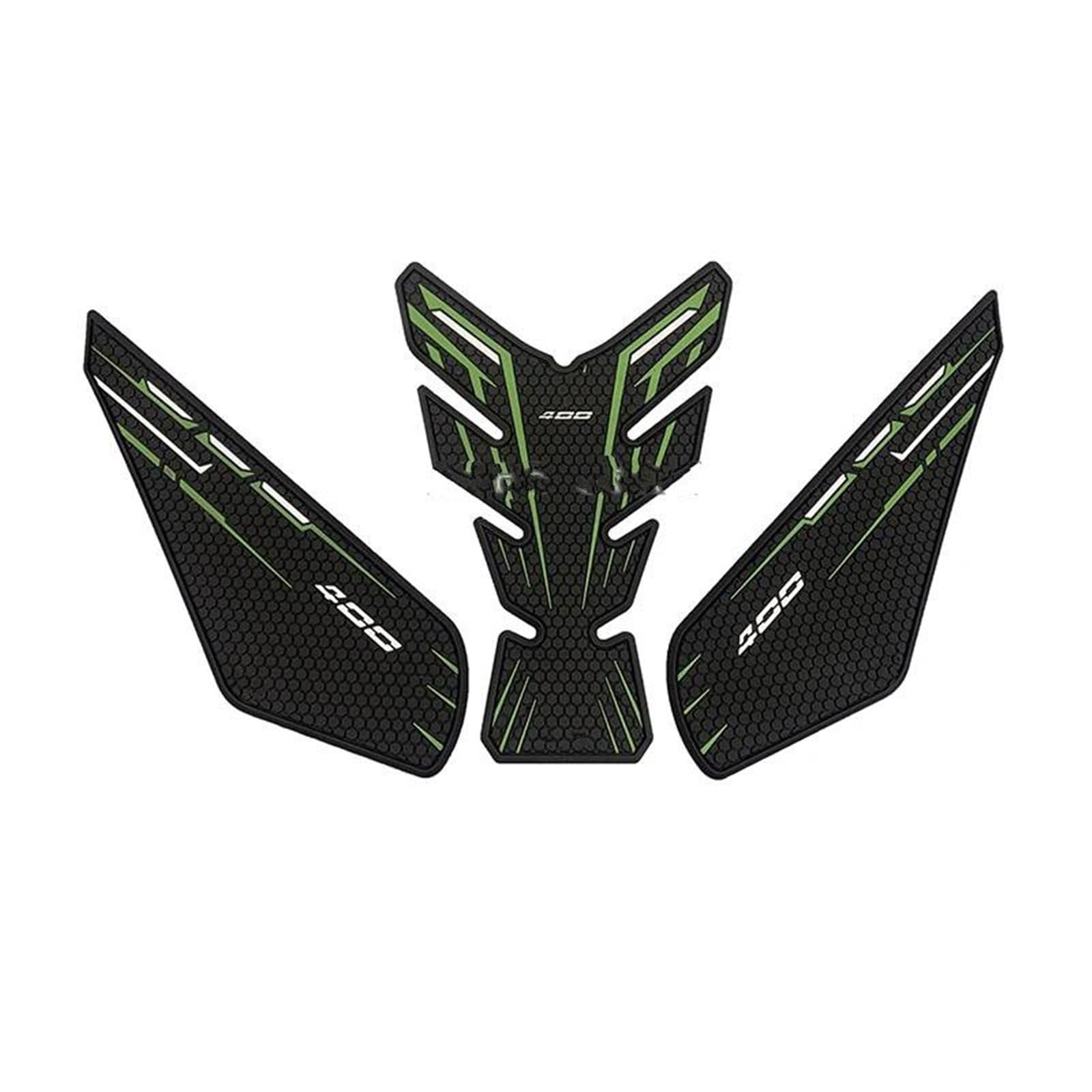 Motorcycle Tank Pad Sticker Decal Gas Fuel Knee Grip Traction Side for Kawasaki for NINJA400 for Z400 2018-2022 Accessories(Color8)