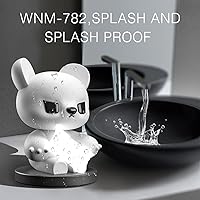 Vista 3 de Kearmen Máquina de ruido blanco, máquina de sonido portátil, máquina de sonido portátil, 14 sonidos relajantes, función de memoria y luz nocturna