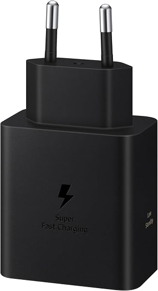 Samsung Schnellladeadapter EP-T6010N, USB-C Ladegerät mit 60W Schnellladen, kompatibel mit Geräten Anderer Hersteller, Schwarz - 1