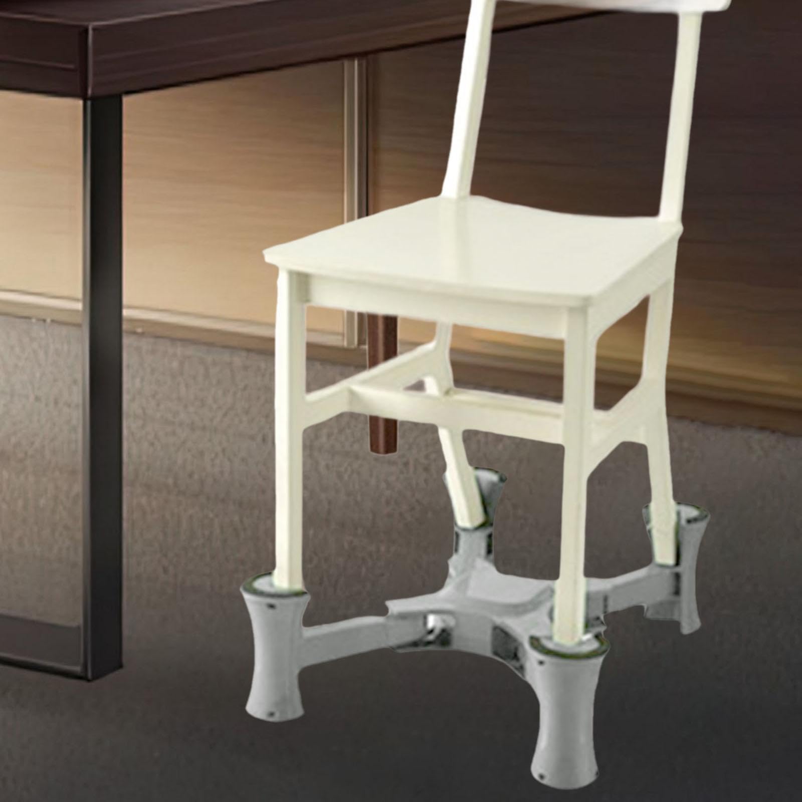 Seggiolino Rialzato per Bambini, Sedia Rialzata Regolabile con Cuscinetti Antiscivolo, Gambe Stabili Ed Estensibili, Base Rialzata, Seggiolino Rialzat, Grigio