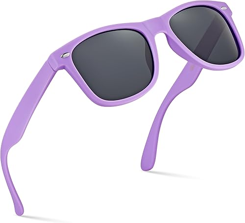 Retro Rewind - Gafas de sol polarizadas para hombre y mujer, protección UV, gafas de sol clásicas