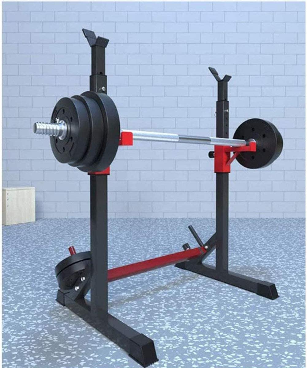 Rack De Sentadillas De Altura Ajustable, Rack De Levantamiento De Pesas, Rack De Barra, Banco De Prensa Libre, Rack De Sentadillas Para Entrenamiento De Fuerza, Rack De Potencia Para Gimnasio Y Fitne