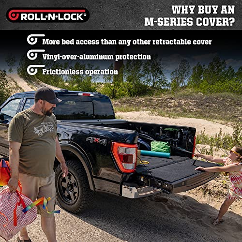 Roll N Lock M-Series Retractable Truck Bed Tonneau Cover | Lg401M | Fits 2019 - 2023 Dodge Ram 1500/2500/3500, Does Not Fit W/ Multi-Function (Split) Tailgate 5' 7" Bed (67.4") #TOP4