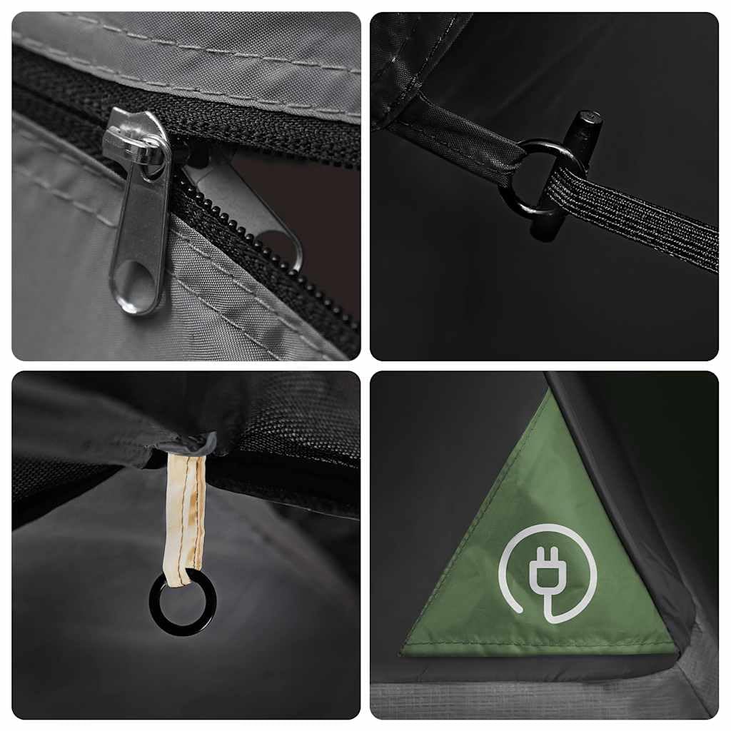 Kuppel-Campingzelt Personen Grün wasserdicht mit Moskitonetz, Belüftung, Bodenplane, leichtes Gestänge, tragbar, ideal für Outdoor, Trekking, Wandern, Festival, Rucksack