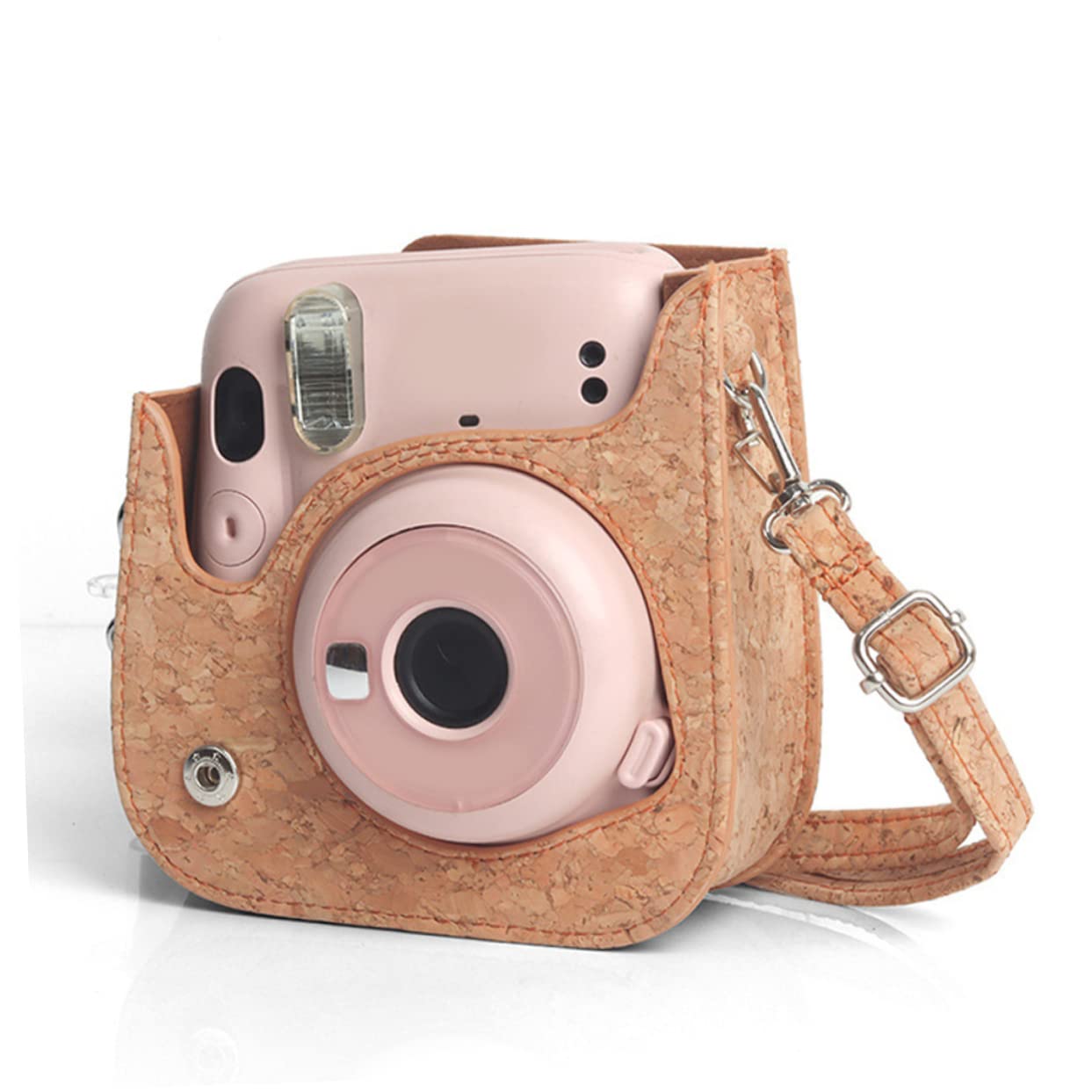 HOMSFOU 2pezzi Custodia Protettiva Per Fotocamera Istantanea Pu Design Rimovibile e Borsa Imbottita Per Mini Perfetta Per Foto Movimento Per Appassionati Di Fotografia