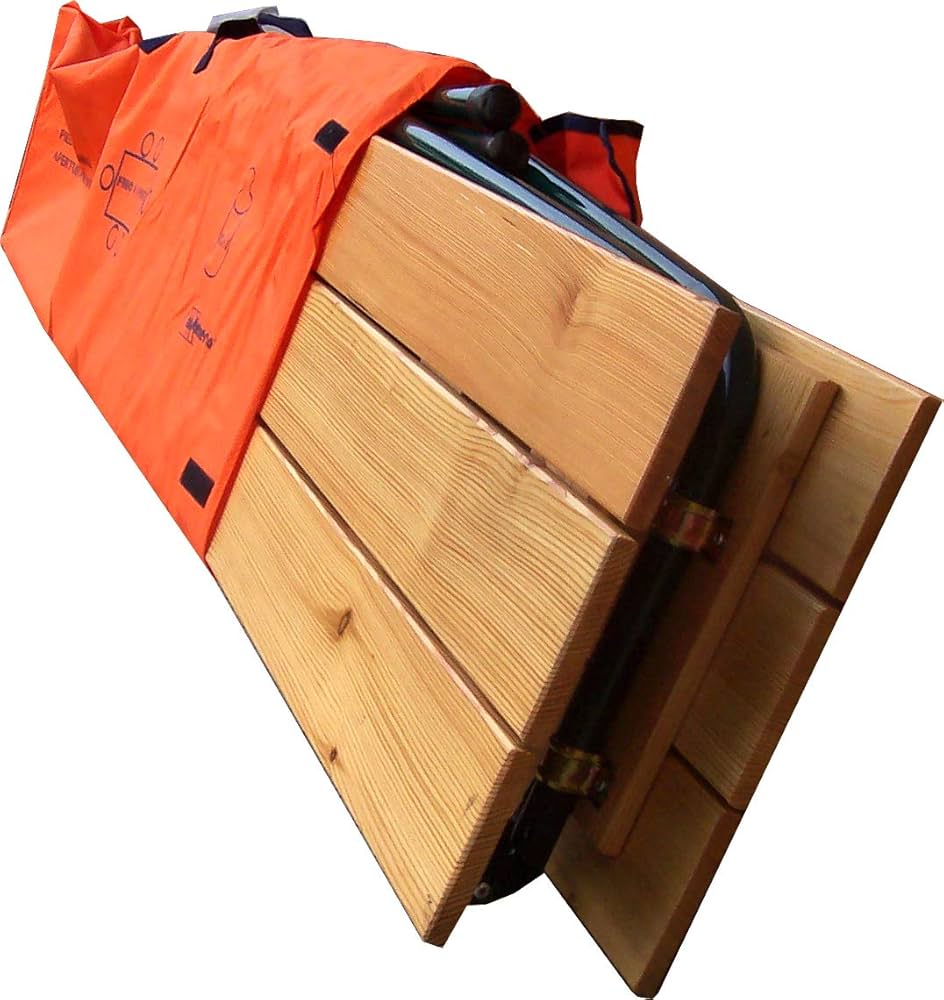 NATAL DESIGN×castelmerlino TABLE 120×60 CASTELMERLINO 48 składany stół kempingowy, modrzew cm, 120 x