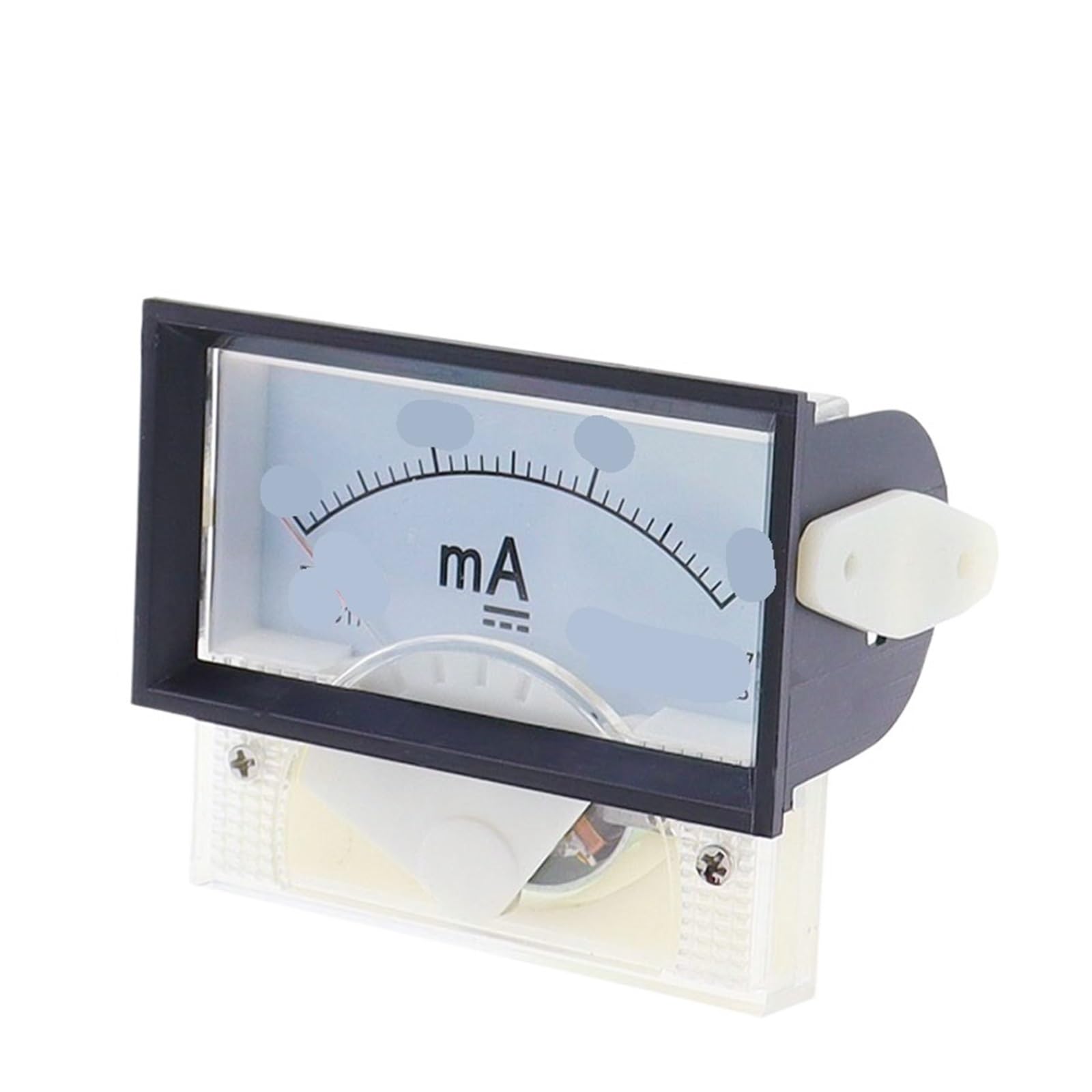 Ampèremètre 85C17-mA 100mA à aiguille avec cadre noir pour surveillance de circuit stable