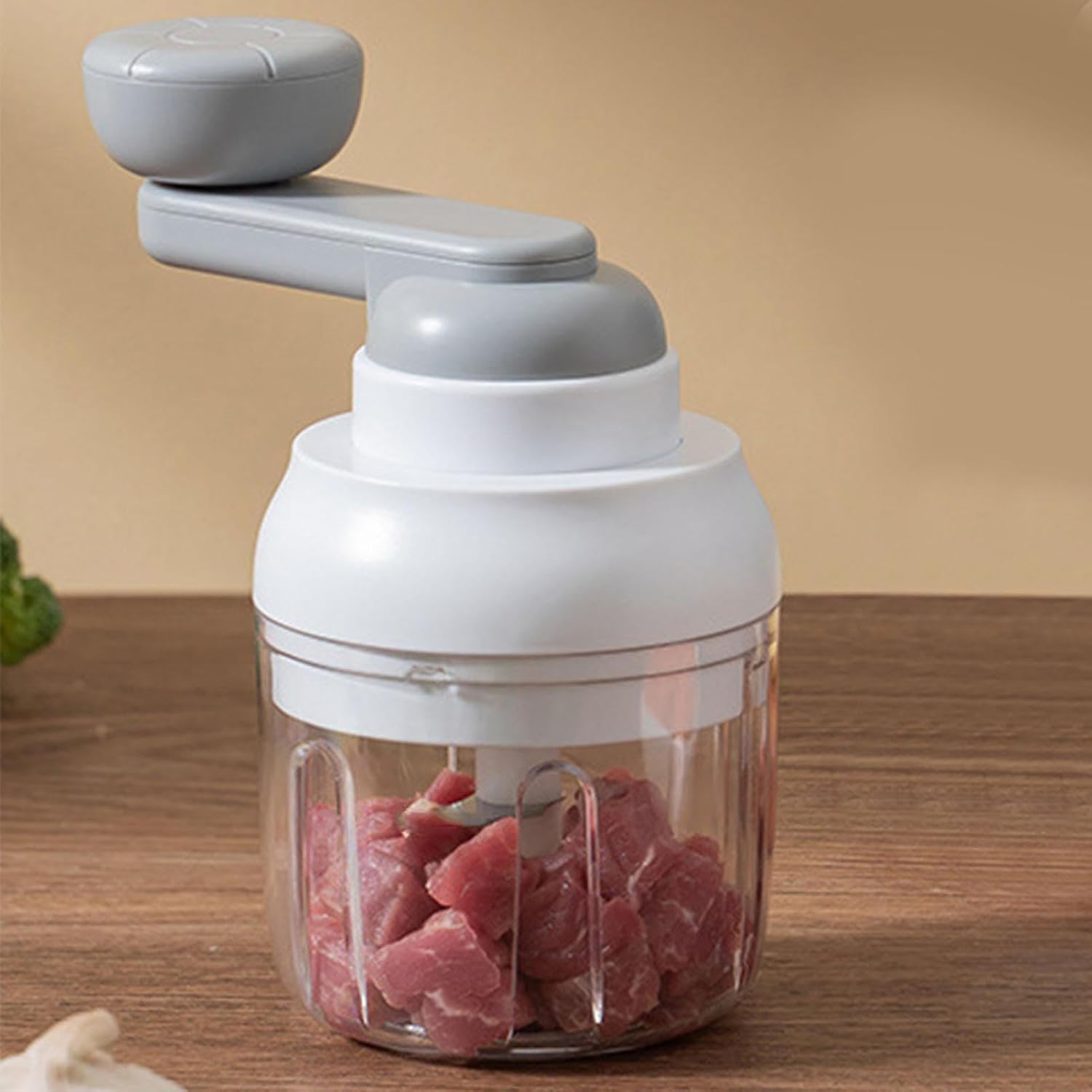 Manual Food Processor, Cordless Vegetable Chopper, Food