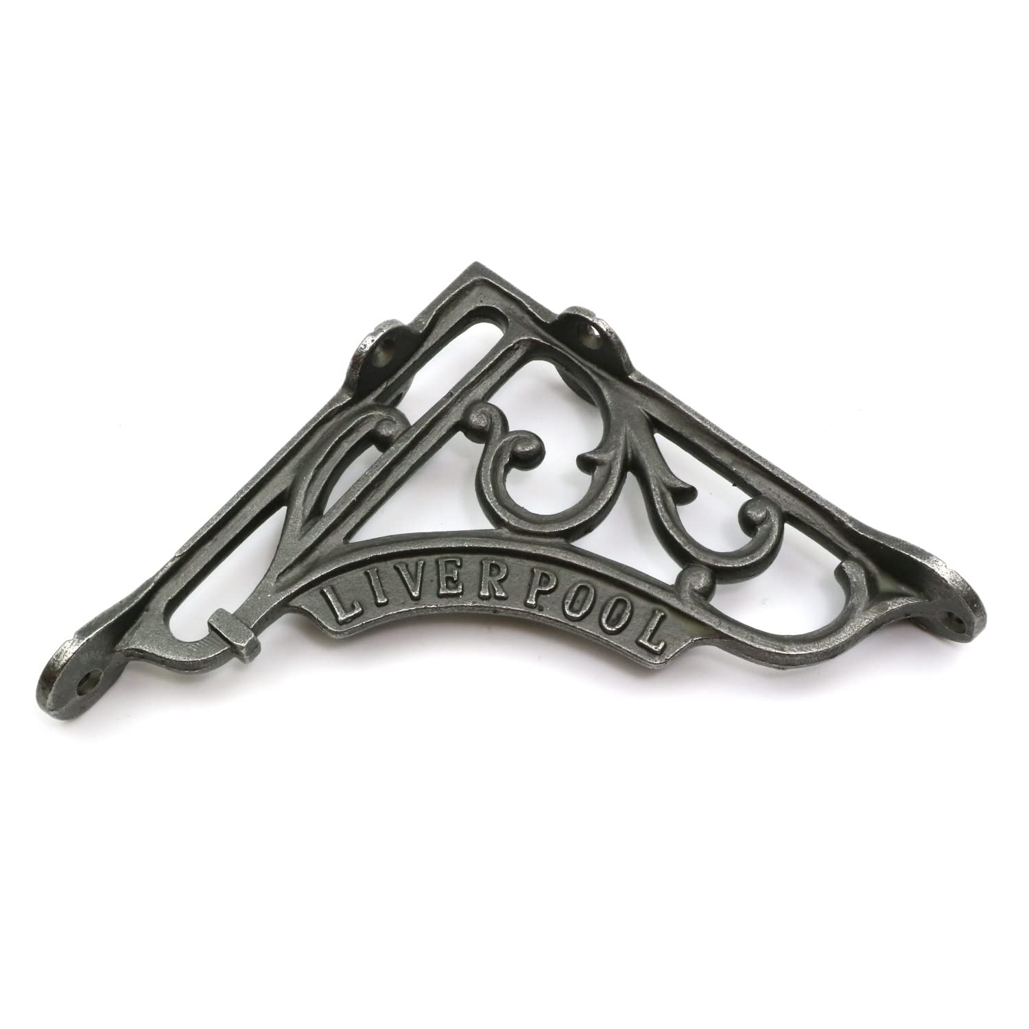 OakcraftsPair Of Antique Cast Iron Liverpool Shelf Brackets150mm X 150mm from B&Q