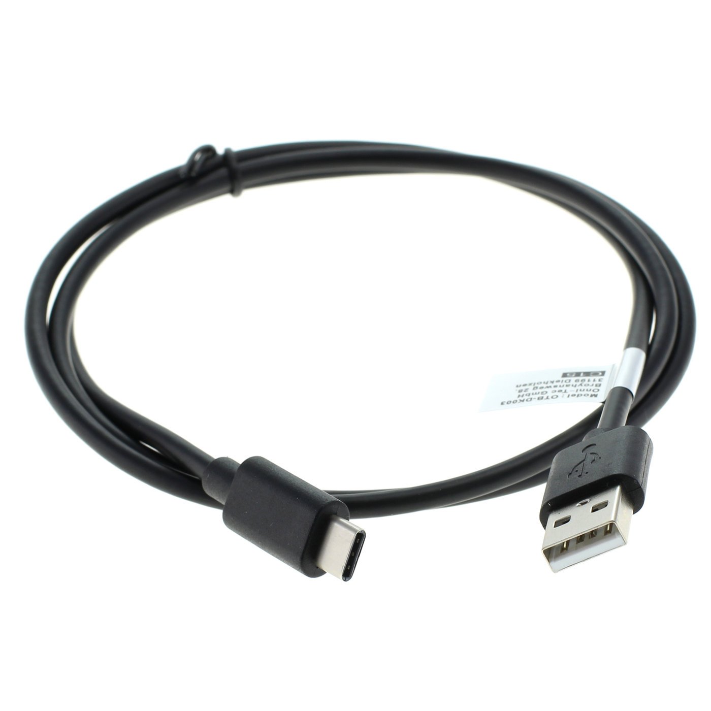 ADATTATORE OTG DI RICARICA USB TO USB-C BLACK PER SMARTPHONE TABLET 7913BDA