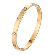 Women's Stainless Steel Cross Bracelet Jewelry Crystal Bracelet With Cube Zircon Hinge Jewelry oval Bangle Christmas Valentines Birthday Gifts for Women