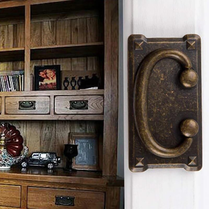 GRFIT Cabinet Handle Cabinet Handle Vintage Antique Bronze Drawer Ring Pull Handles Cabinet Door Furniture Handle Cabinet knobs Drawer Pull