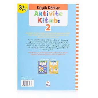 Aktivite Kitabı 2 - Küçük Dahiler 3+ Yaş: Pedagog Onaylı