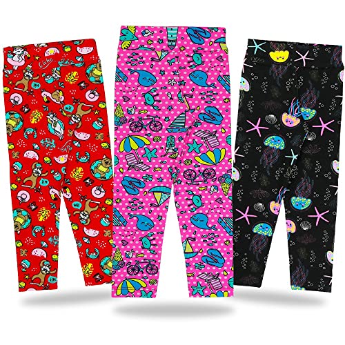 Cal&ccedil;as Roupa Infantil Meia Esta&ccedil;&atilde;o Menina 3 Legging Tamanho:3