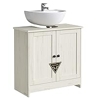 SONGMICS HOME Mobile Sottolavabo da Bagno, Montaggio Rapido Senza Attrezzi Toolless