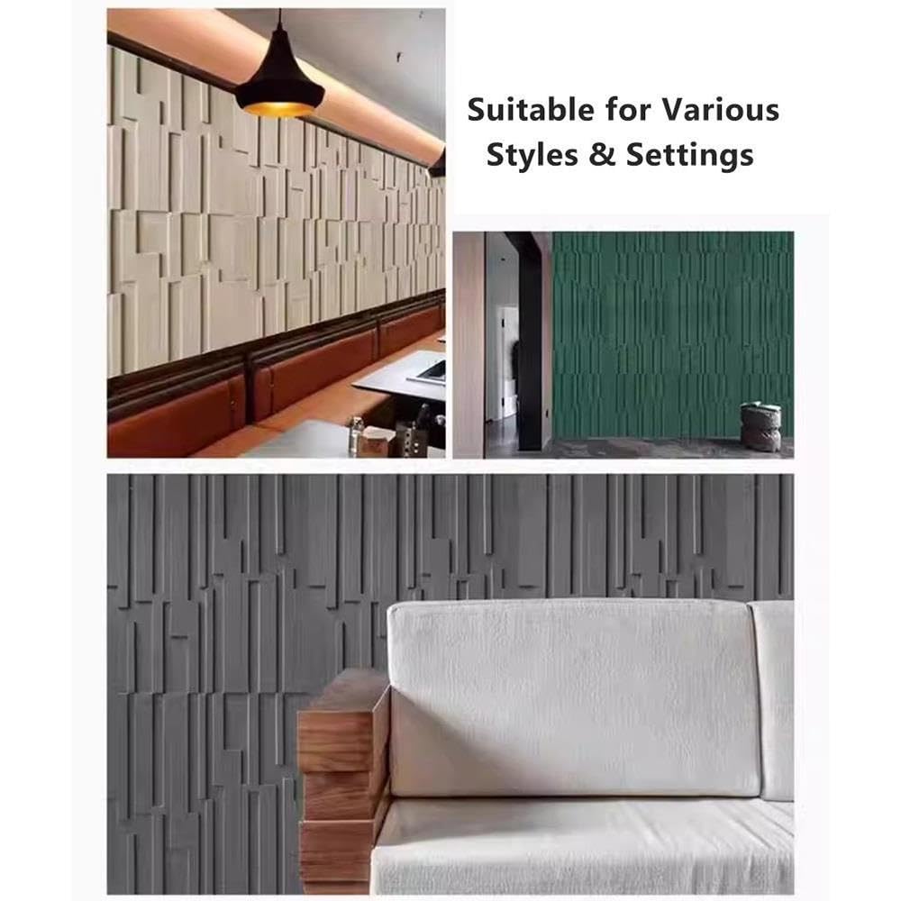 Pannelli murali 3D effetto pietra per interni, Rivestimento murale leggero