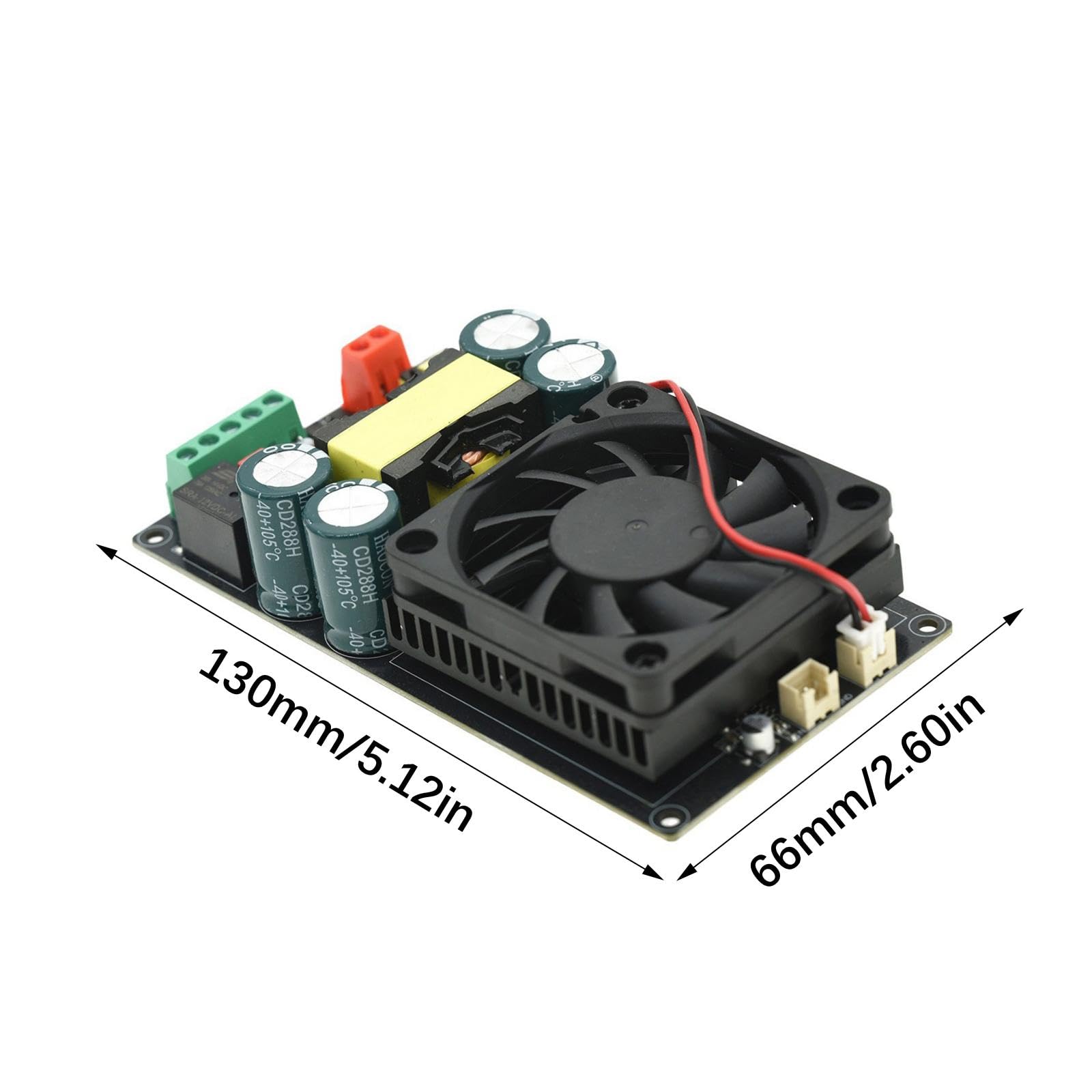 Modulo amplificatore di potenza sonora digitale compatto da 1000 W con dissipazione del calore avanzata per sistemi musicali Modulo aumentatore in metallo suono chiaro