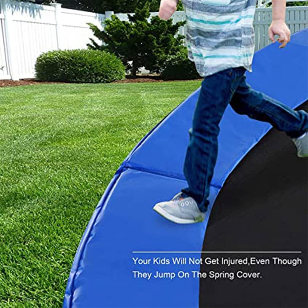 Trampoline Replacement Pad,10Ft 8Ft 6Ft Trampoline Spring Cover, Trampoline Replacement Pad Safety Spring Cover, Water-Resistant,10Ft,Blue