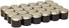 North Mountain Supply Amber Brown Glass Storage Jars, 2oz, 24-Pack