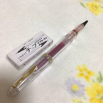 【未使用】 プラチナ ソフトペン 採点ペン 透明 Amazon.co.jp: プラチナ ソフトペン 採点ペン おまけチップ付き