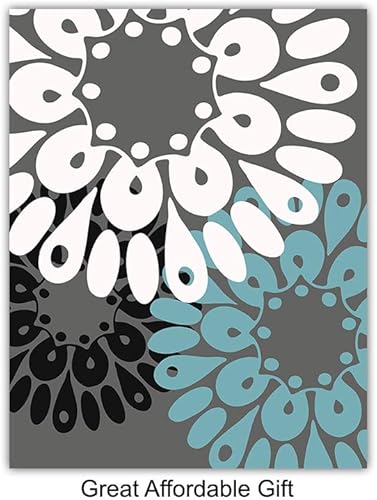 Miniatura 3 de Dining Room, Kitchen Decor - Inspirational Quotes Wall Decor Set - Retro Floral Shabby Chic Decoration Poster Prints - Restaurant, Cafe Wall Art Set